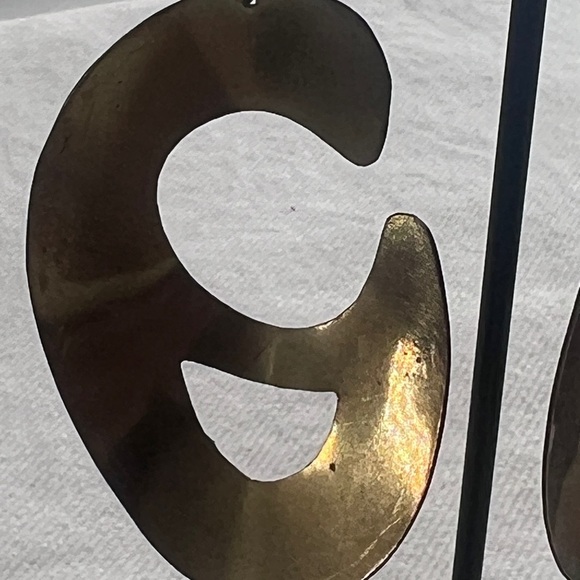 Mixed metal Dangling Earrings - Picture 4 of 8